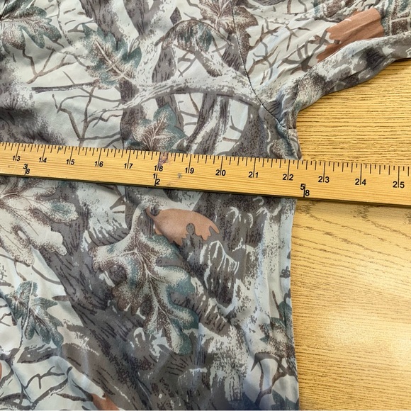 Cabelas 100% silk camouflage sleep shirt nightgown XL - Picture 7 of 8